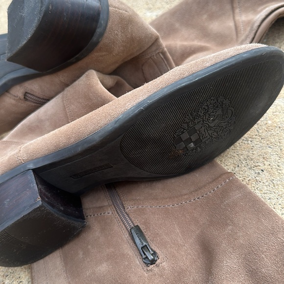 Vince Camuto over the knee tan suede boots sz 10 - Picture 10 of 11
